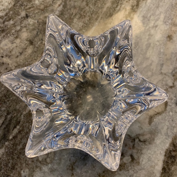 Orrefors Hand Blown Swedish Crystal Tulip Dish. - Picture 4 of 8